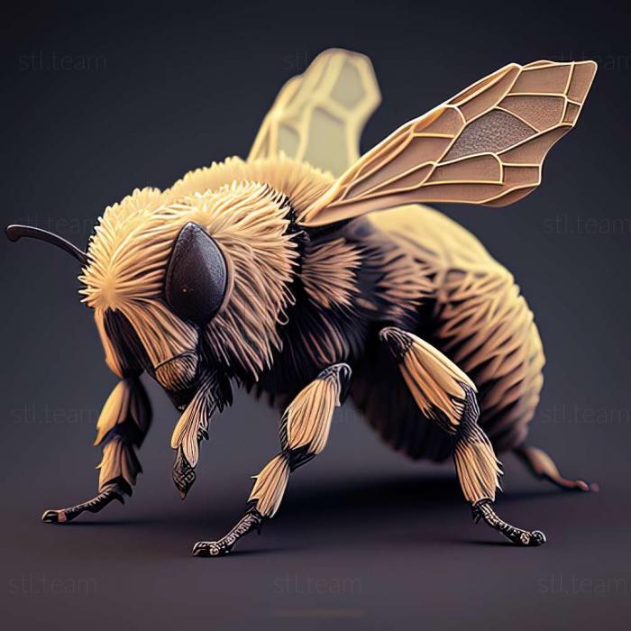 3D model Bombus taiwanensis (STL)